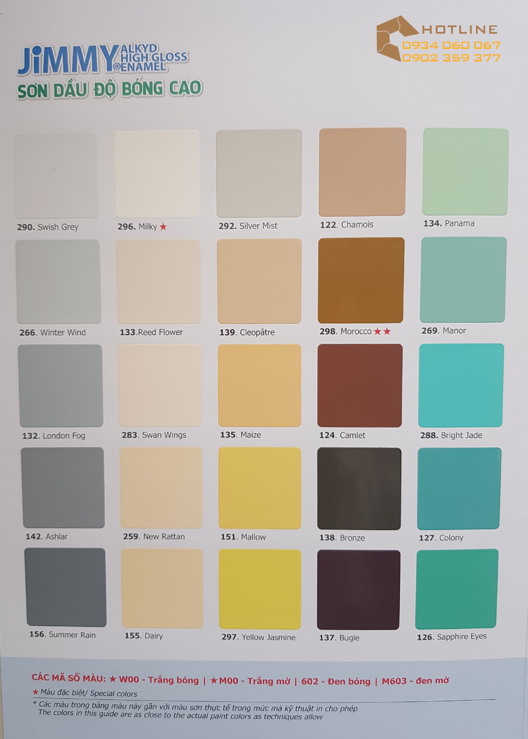 bang-mau-son-dau-joton-jimy-1-1 Bảng màu sơn Joton Jimmy Enamel