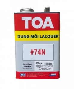 Dung môi lacquer TOA #74 ( Dung môi cho sơn nhũ vàng, sơn TOA 2 trong 1) 1L