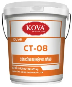 Sơn công nghiệp đa năng KOVA CT-08 màu khác nhám thùng 5Kg