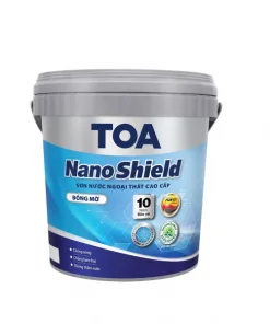 Sơn ngoại thất cao cấp Toa Nanoshield bóng mờ - 5L