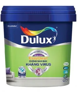 Sơn nội thất Dulux EasyClean Chống Bám Bẩn Kháng Virus - Bóng E017B lon 5L
