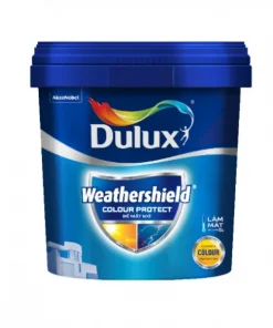 Sơn ngoại thất Dulux Weathershield Colour Protect bề mặt mờ E015 lon 5L
