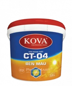 Sơn ngoại thất cao cấp KOVA CT-04 BỀN MÀU - lon 3.5L