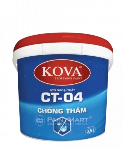 Sơn ngoại thất cao cấp KOVA CT-04 CHỐNG THẤM - LON 3.5L