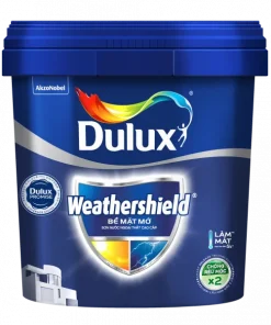 Sơn ngoại thất Dulux Weathershield bề mặt mờ BJ8 1L