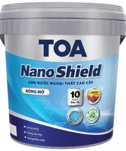 Sơn ngoại thất cao cấp Toa Nanoshield bóng mờ - 15L