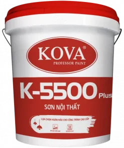 Sơn nước nội thất bán bóng cao cấp KOVA K-5500 Plus THÙNG 16L