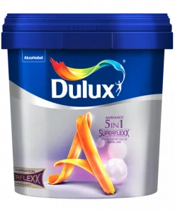 Sơn nội thất Dulux Ambiance 5 in 1 Superflexx bóng mờ Z611 lon 5L