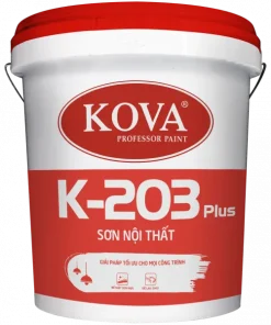 Sơn nước nội thất không bóng KOVA  K-203 Plus LON 3,5L