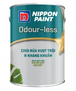 Sơn nội thất Nippon Odour-less Chùi Rửa Vượt Trội và Kháng Khuẩn 1L
