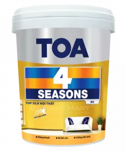 Sơn nội thất Toa 4 Seasons Interiol Top Silk - 18L