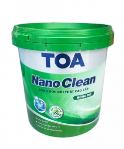 Sơn nội thất cao cấp Toa Nanoclean bóng mờ - 15L