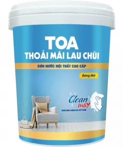 Sơn nội thất Toa Thoải Mái Lau Chùi bóng mờ - 5L