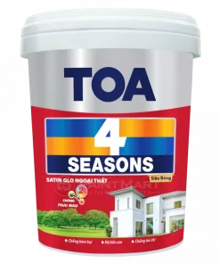 Sơn ngoại thất TOA 4 Seasons Satin Glo Siêu Bóng - 18L