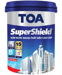 Sơn ngoại thất Toa Supershield siêu bóng - 15L